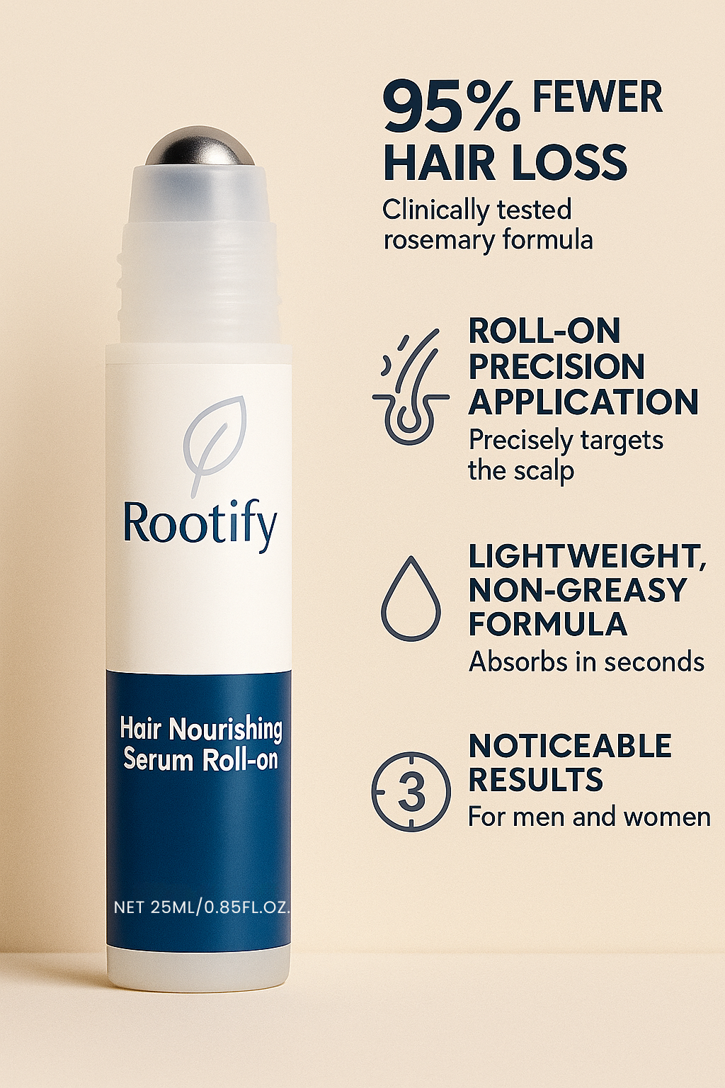 Rootify Hair Nourishing Serum Roll-on